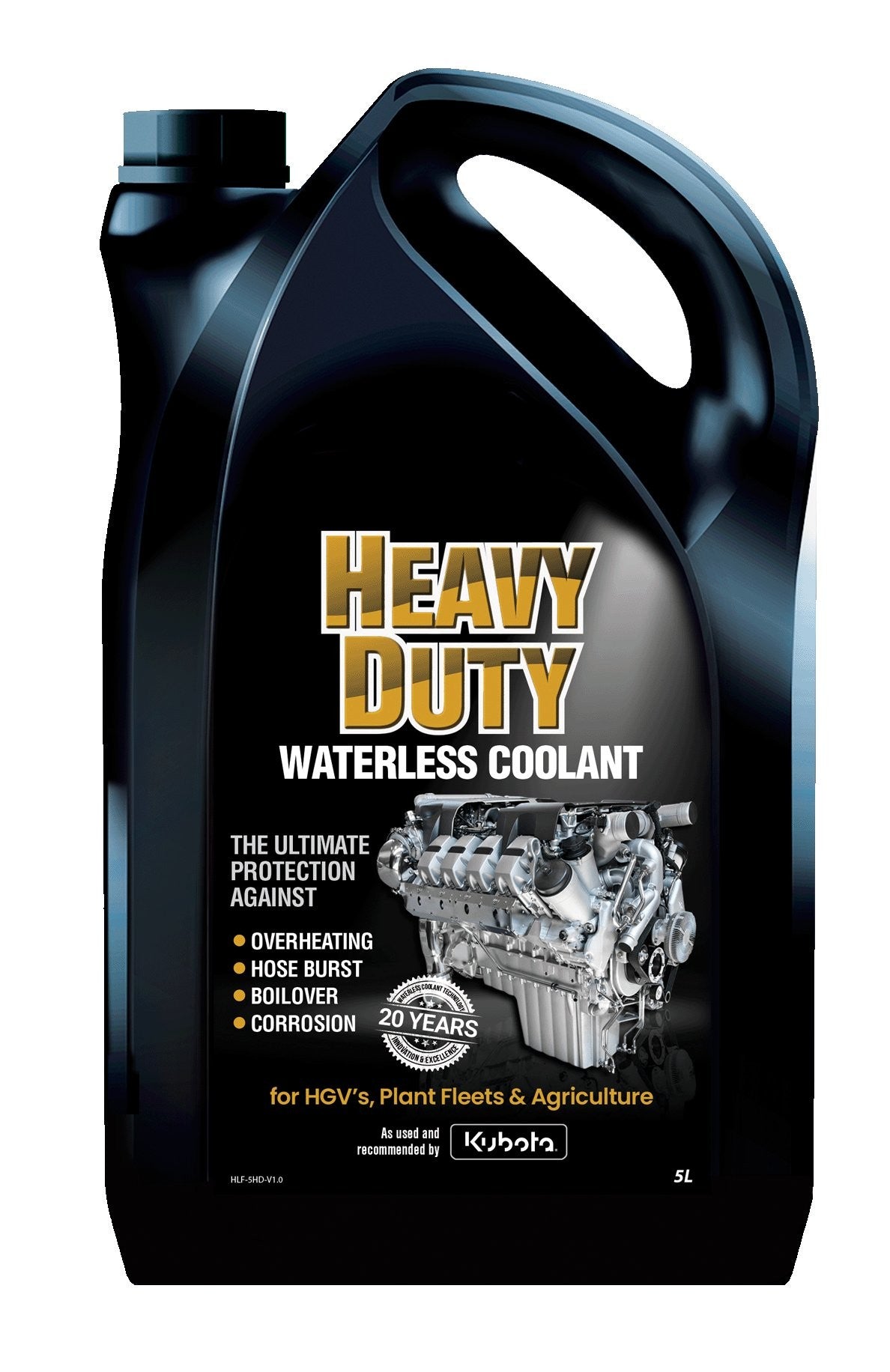 EVHD5 - HEAVY DUTY - Per mezzi pesanti, marini, generatori - Giallo - 5lt