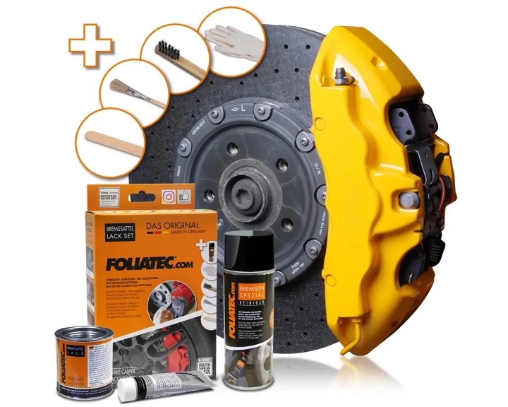 2195 - FOLIATEC VERNICE PINZE FRENO - COLORI STANDARD - GIALLO PERFORMANCE